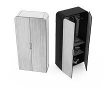 کمد-لباس-و-لوازم-شخصی-با-دو-درب-چوبی-با-رگال-برلیانت-تیپ-6308-41 -  - https://mohitara.com