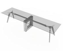 میز-کنفرانس-متوسط-آیفل-تیپ-4082-41 -  - https://mohitara.com