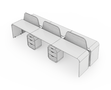 میز-سایتی-دو-طرفه-برلیانت-تیپ-5003-41 -  - https://mohitara.com