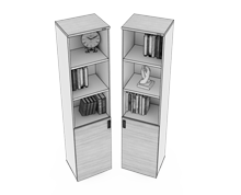 کمد-بایگانی-نیم-درب-چوبی-کوئیک-تیپ-6225-41 -  - https://mohitara.com