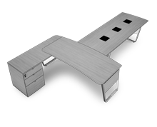 میز-مدیریت-با-کنفرانس-تیتانی-تیپ-2333-41 -  - https://mohitara.com